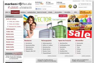 Screenshot von markenkoffer.de